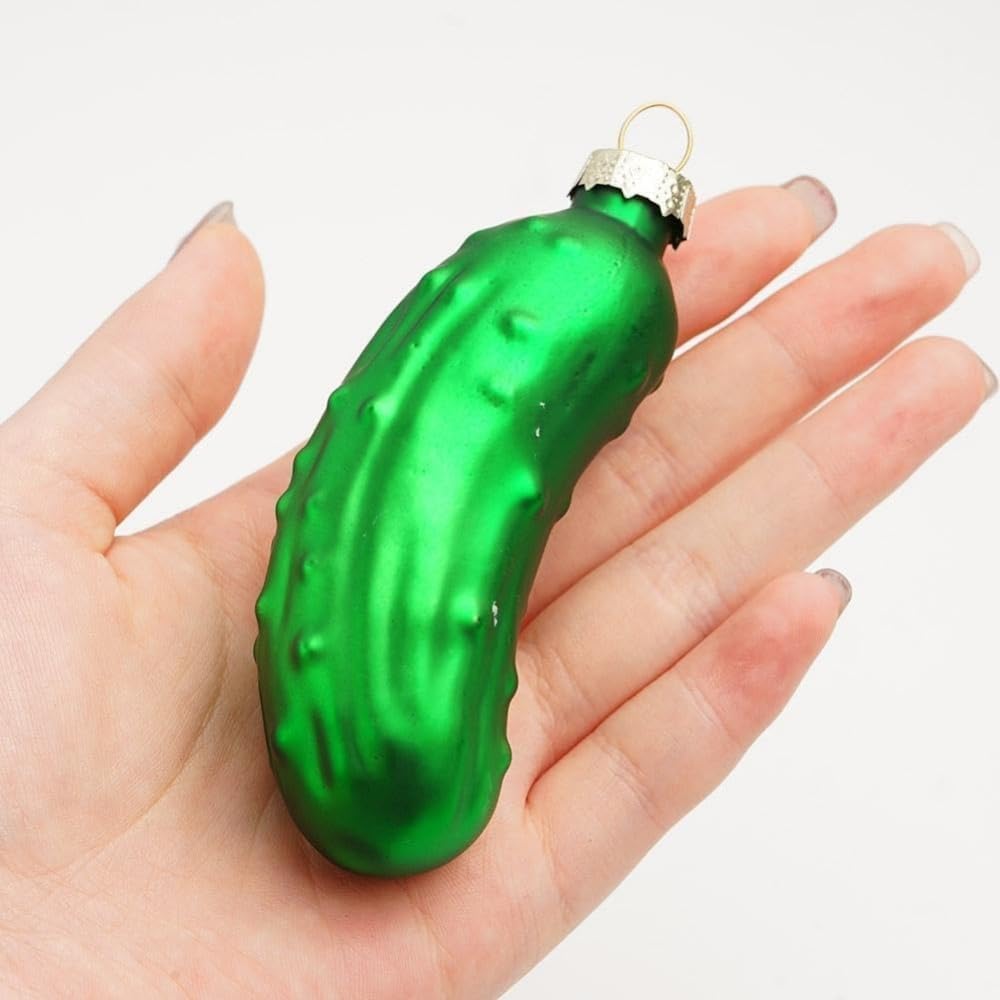 Green Christmas Tree Ornaments with Lanyard