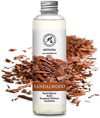 Sandalwood Reed Diffuser Refill 200ml - Natural Home Fragrance