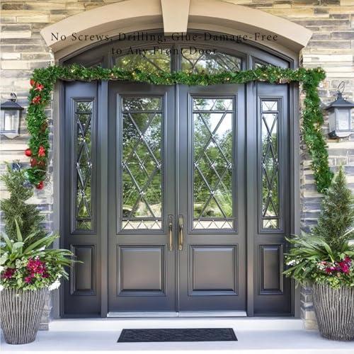 EGH Adjustable Door Garland Hanger No Screws