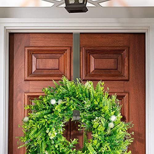 GameXcel 2 Pcs Brass Wreath Hangers for Front Door