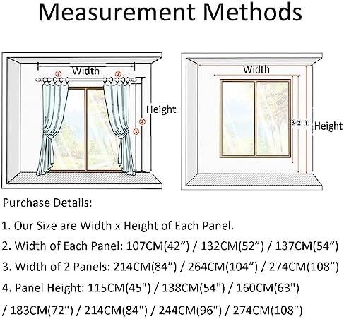 Grommet Blackout Curtains 2 Panel Set for Balcony and Living Room