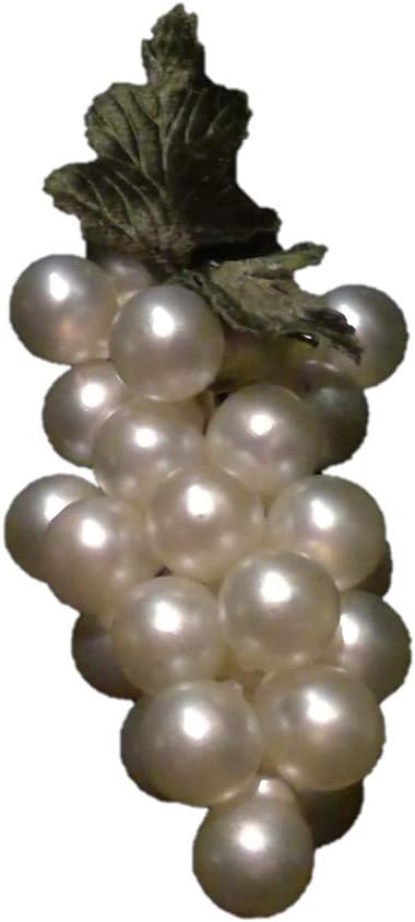 Pearl Color Grape Cluster Ornament 4 Inch 1