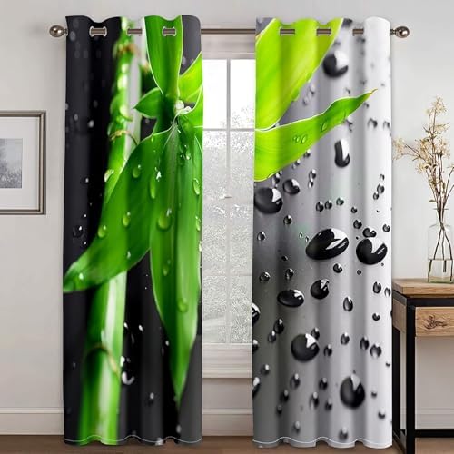 Homxi Blackout Curtains for Balcony Windows 2 Panels