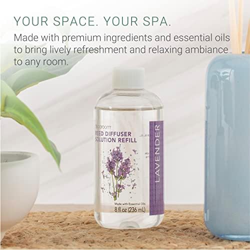 SpaRoom Reed Diffuser Oil Refill Lavender Scent 8oz