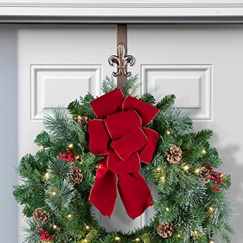 Haute Decor Adjustable Wreath Hanger with Seasonal Icons