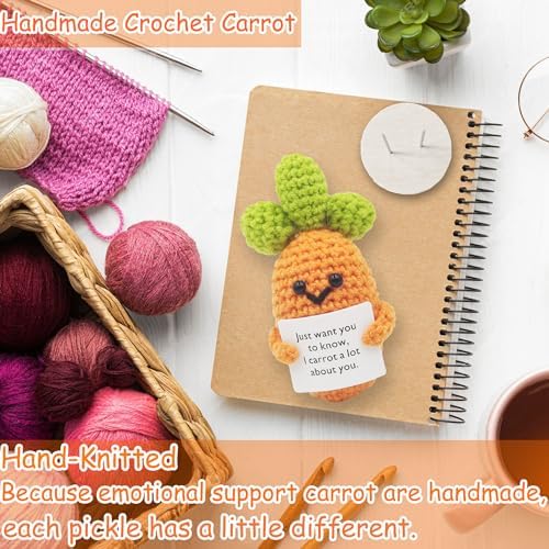 Handmade Mini Funny Emotional Support Pickle Figurine