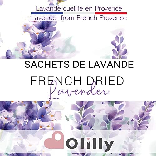 2024 Harvest Lavender Sachets - 12 Organic Dried Provence Lavender