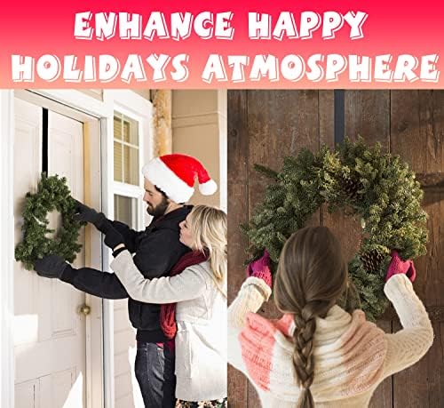 Komotu 12 Inch Wreath Hanger for Front Door