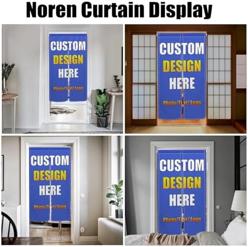 XMJJKUF Custom Noren Curtain Panel 34x48 Inch