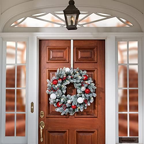 Haute Decor Adjustable Wreath Hanger - 2 Pack White
