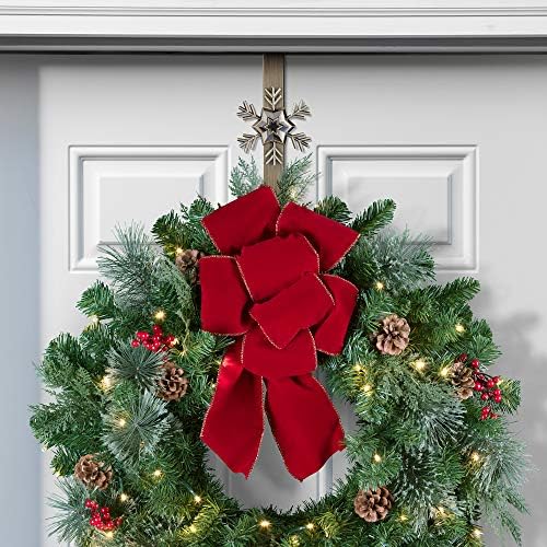 Haute Decor Adjustable Wreath Hanger with Interchangeable Icons