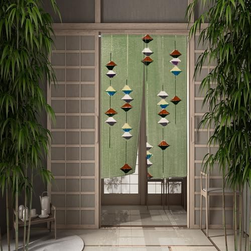Japanese Style Door Curtain 34 x 48 Polyester Panel