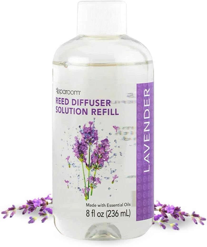SpaRoom Reed Diffuser Oil Refill Lavender Scent 8oz