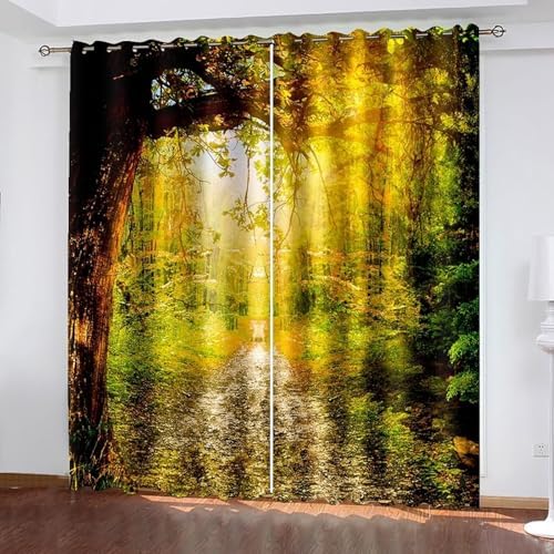 Homxi Blackout Curtains 2 Panels 84x90 Inch Eyelet