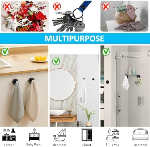 Suction Cup Hooks for Wreaths on Glass 2 Pack