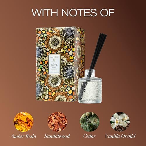 Voluspa Baltic Amber Reed Diffuser 34 Oz