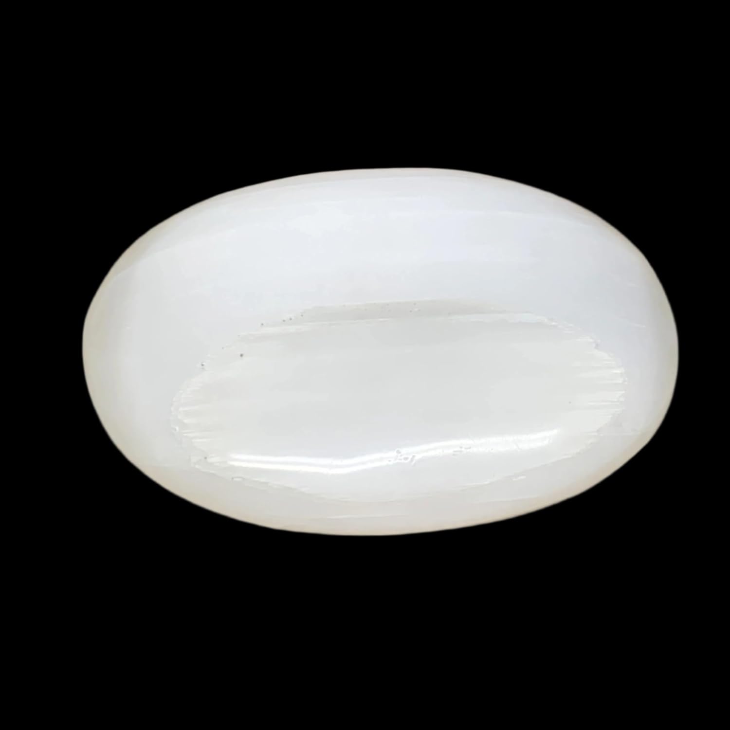 WatanGems Large Natural Selenite Palm-Stone Crystal Pillow Shape 06lbs