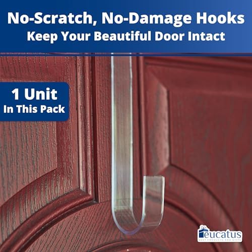 Non Scratch 100 Clear 12 Inch Wreath Hanger