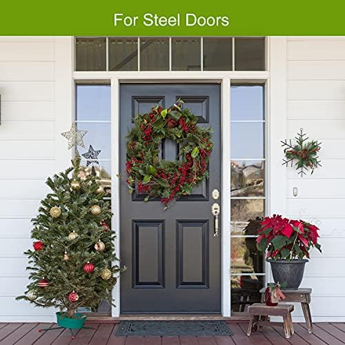 Magnetic Wreath Hanger for Front Doors 2 Pack