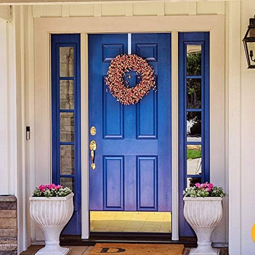 HiGift 2 Pack White Wreath Hanger Hook for Front Door