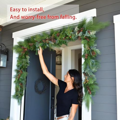 Double Door Christmas Decoration Hanger Black Metal Adjustable