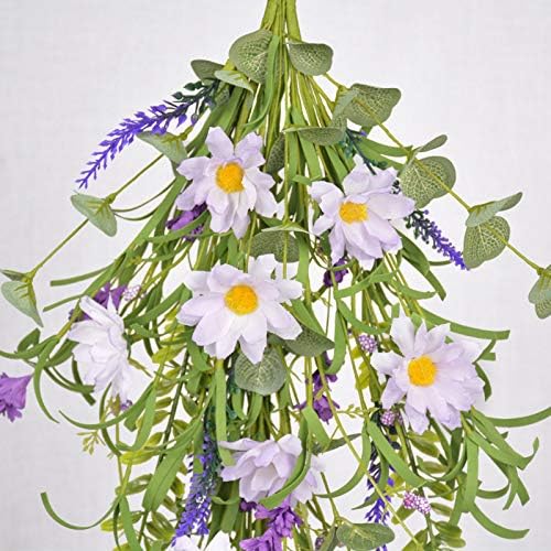 MGQ Spring Summer Teardrop Wreath Artificial Floral Swag