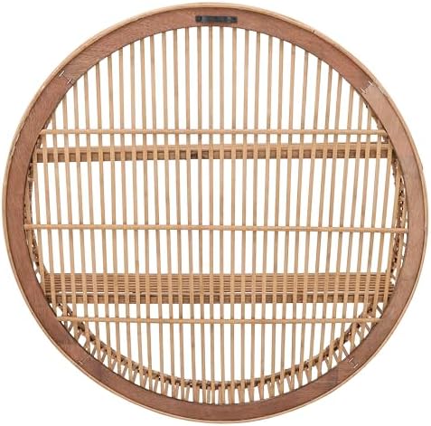Sagebrook Home Bamboo Wall Shelf - 31 Boho Floating Shelf