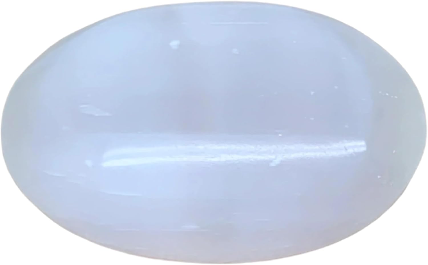 WatanGems 925g Natural Selenite Palm Stone Crystal Pillow Shape Collectible