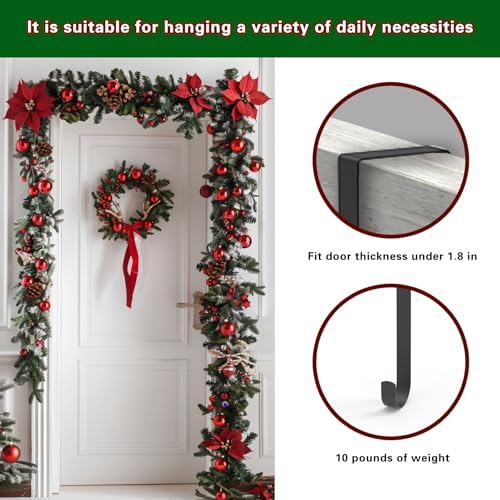15 Inch Steel Wreath Hanger for Front Door 1