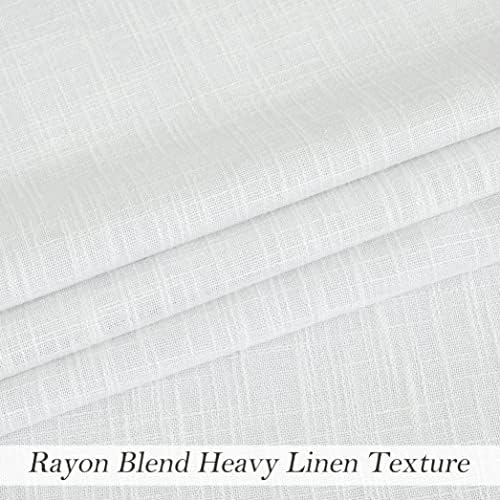 Central Park White Curtain Panel 100x95 Extra Wide