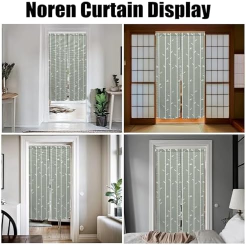 Boho Style Bamboo Decor Curtain for Home Entryway