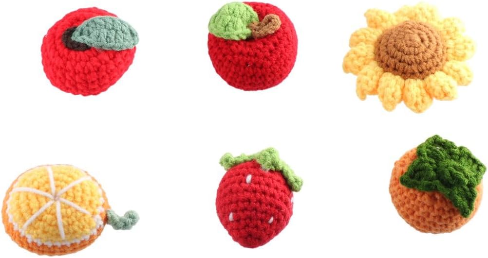 Leadigol Crochet Strawberry Sunflower DIY Craft Kit