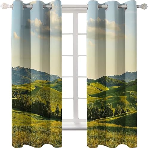 Blackout Window Curtains Set of 2 54x90 Inches Grommet Panels
