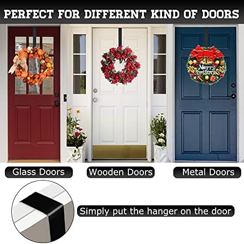 Komotu 15 Inch Wreath Hanger for Front Door