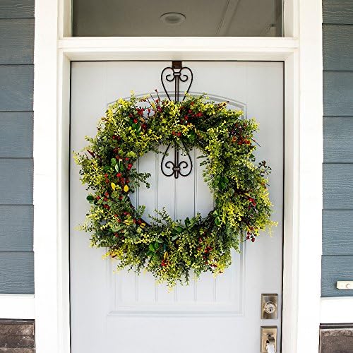 Front Door Wreath Hanger - Adjustable Hook Length