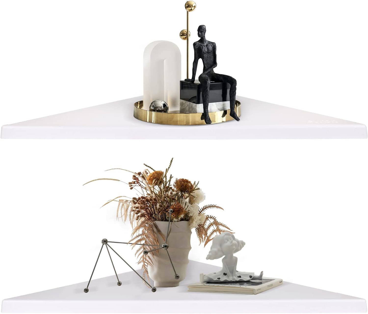 Evron Corner Mounting Shelf Set of 2
