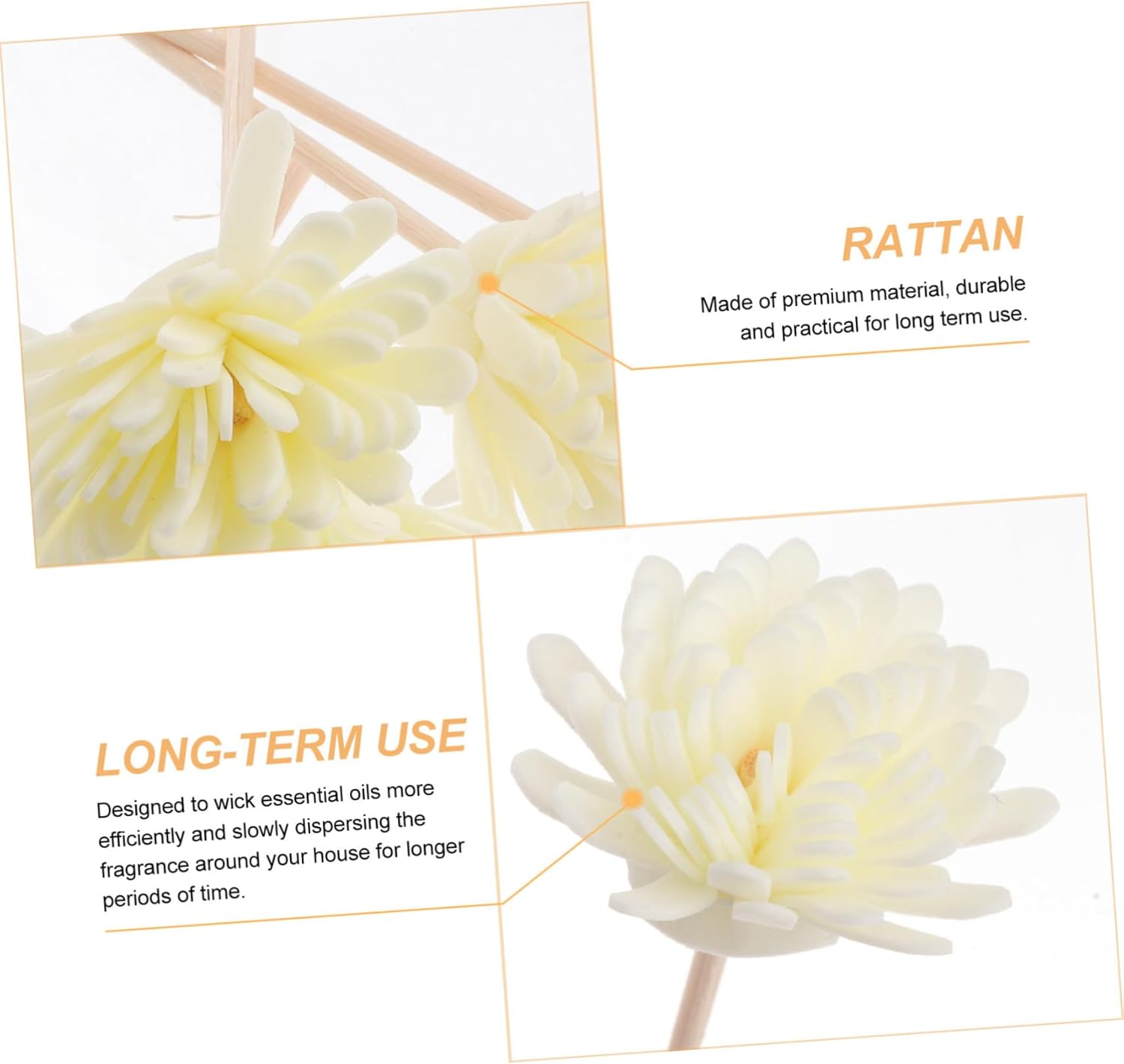 5 Pack Chrysanthemum Scented Diffuser Sticks