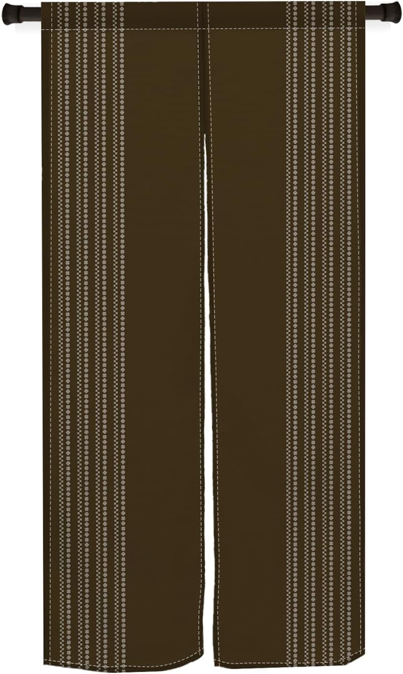 Japanese Noren Door Curtain Long Style 34x60 White