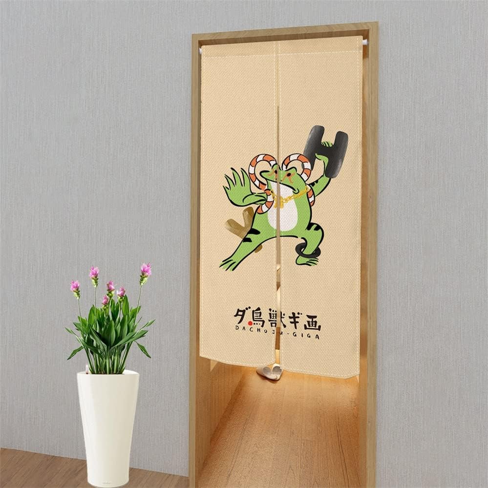 Leowefowa Japanese Noren Door Curtain Panel 335 x 709 Inches