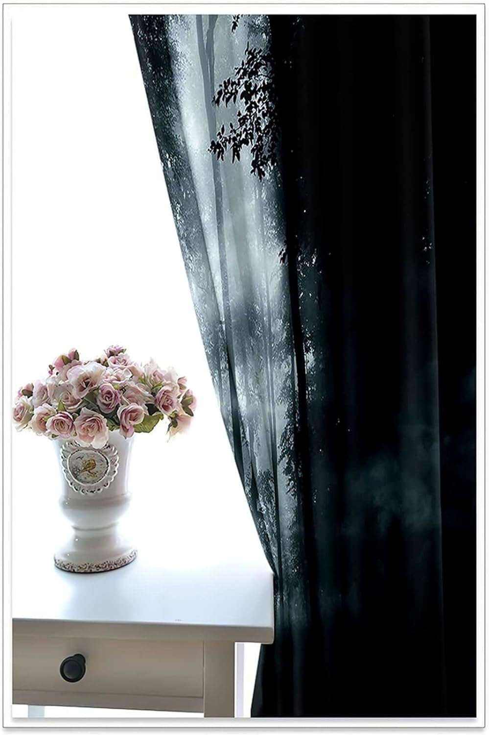 Homxi 2 Panel Blackout Curtains with Eyelets