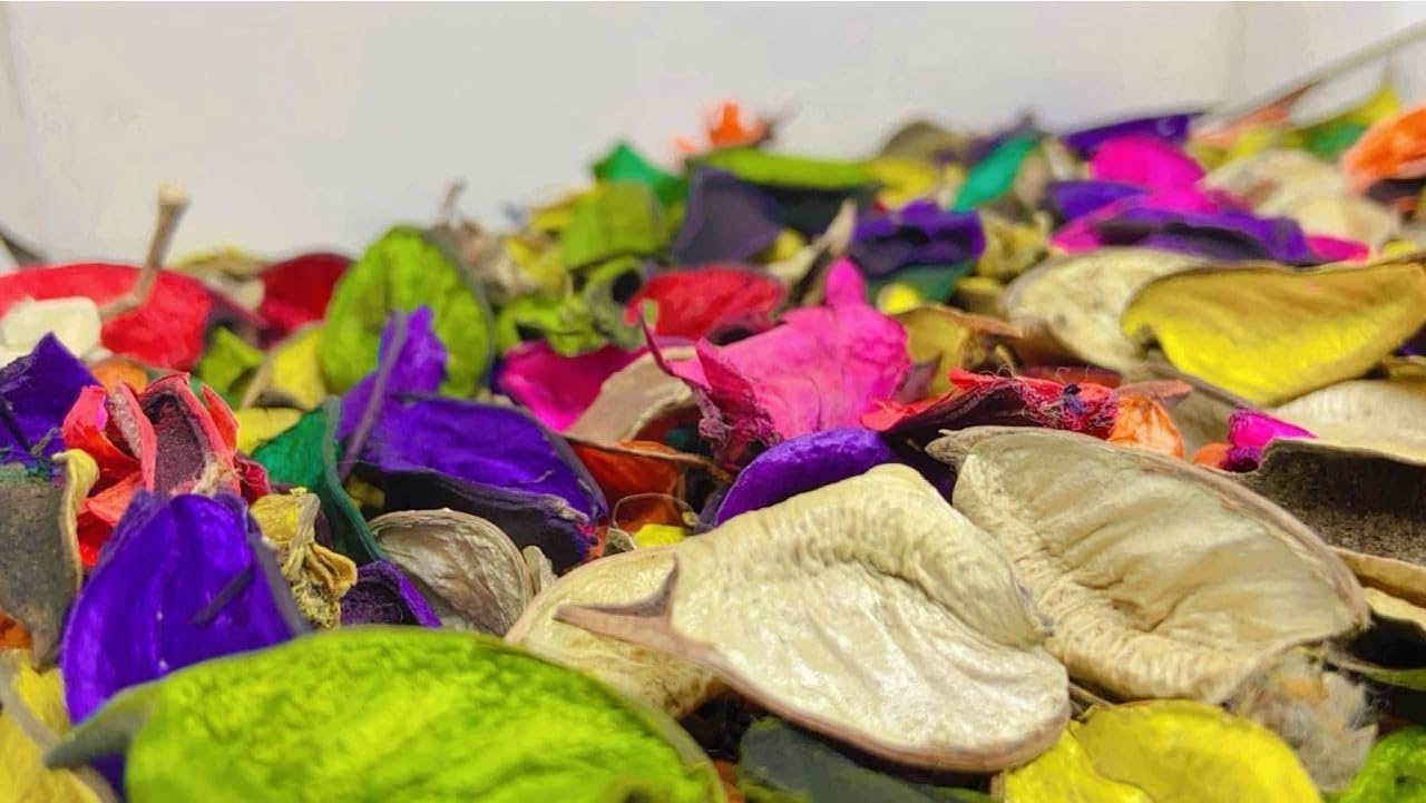 FLFWLASS Potpourri Flowers Leaves for Home Decor