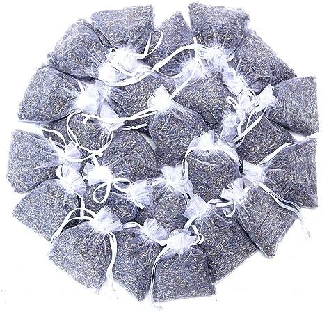 French Lavender Sachets Set of 24 for Closets and Drawers