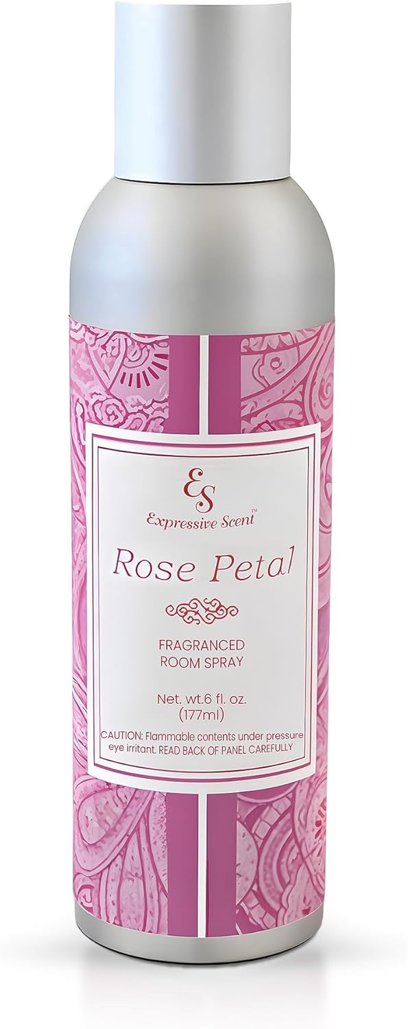 Expressive Scent Room Freshener Spray - Premium Rose Fragrance 6 FL Oz
