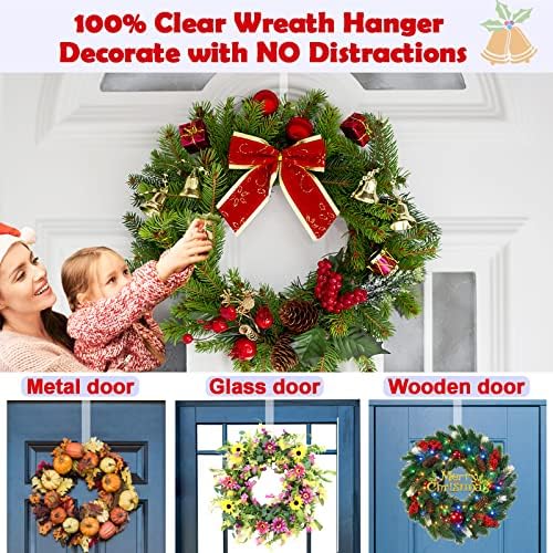15 Inch Wreath Hangers 2 Pack for Front Door