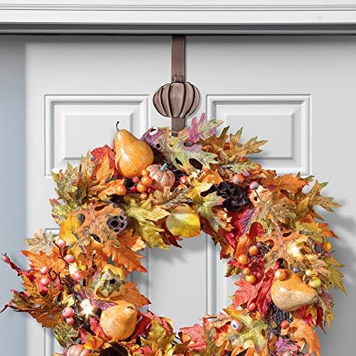 Haute Decor Adjustable Wreath Hanger with Seasonal Icons