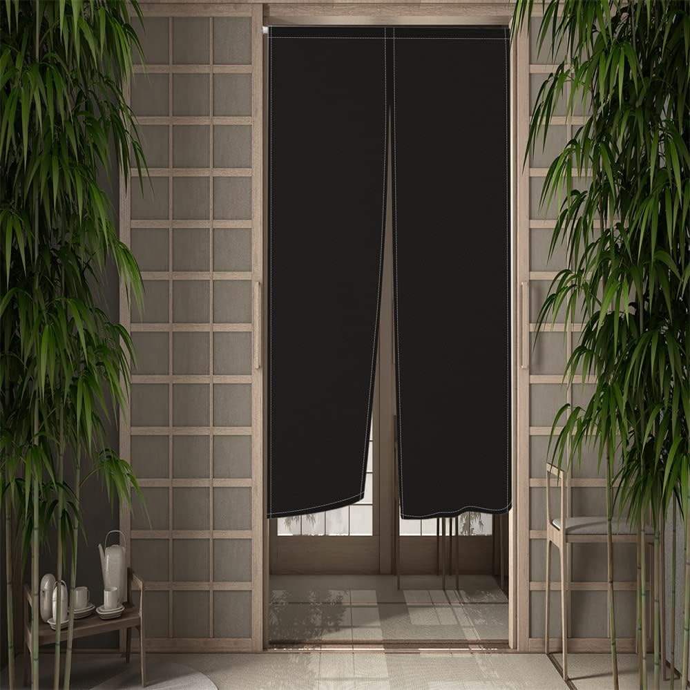Leowefowa Noren Curtain Privacy Panel Divider for Doors and Windows