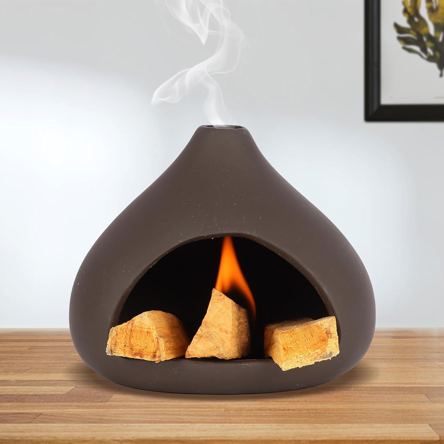 Theriom Artisan Rough Ceramic Incense Burner