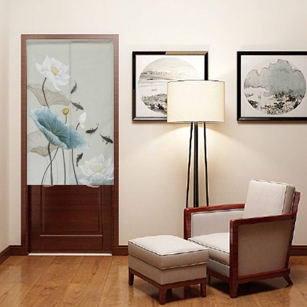 BAIHT HOME Lotus Design Door Curtain 33x47 Inches