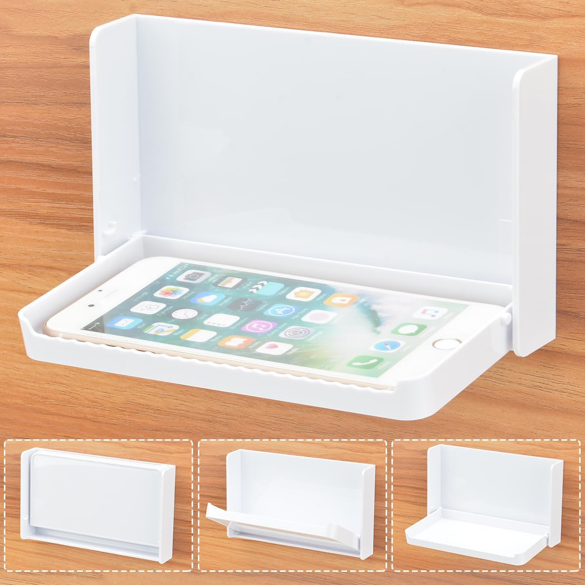 Foldable Adhesive Floating Shelf for Home Office Decor