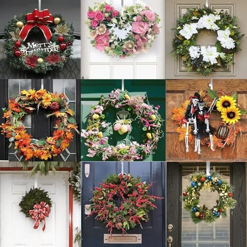 4 PCS Wreath Holder for Cemetery Front Door
